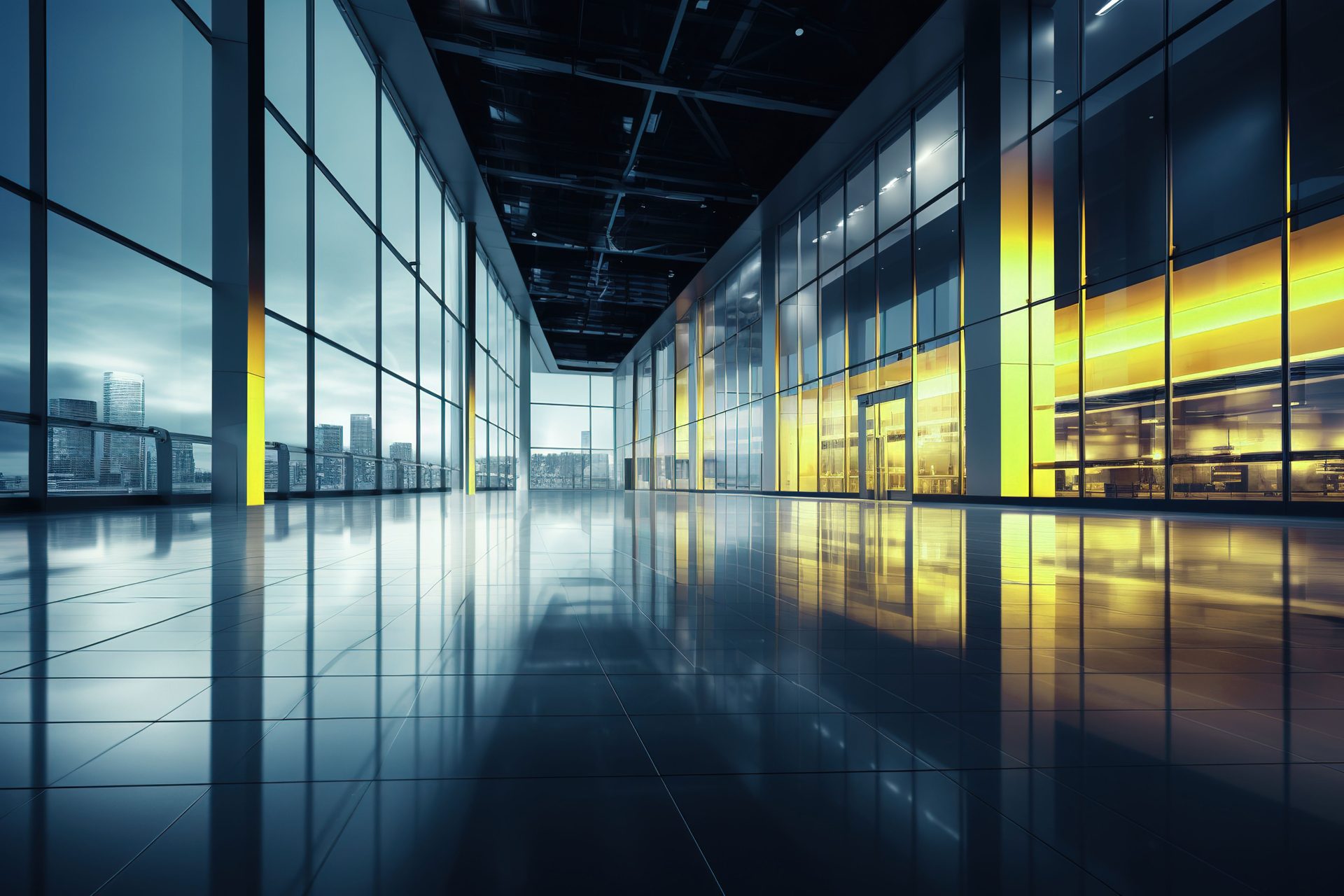 Office building hall